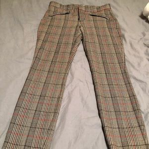 Houndstooth-Print “Signature Skinny Ankle” Gap Trousers